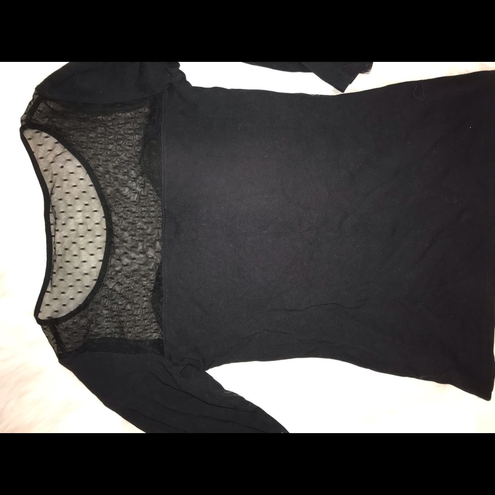 Polka Dot Lace Express Blouse